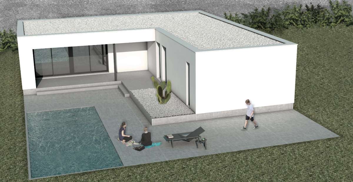 Villas de 3 habitaciones con piscina privada y gran parcela en Pinoso